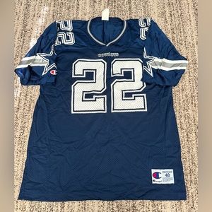 Vintage Emmitt Smith Cowboys Champion Jersey - Size Large